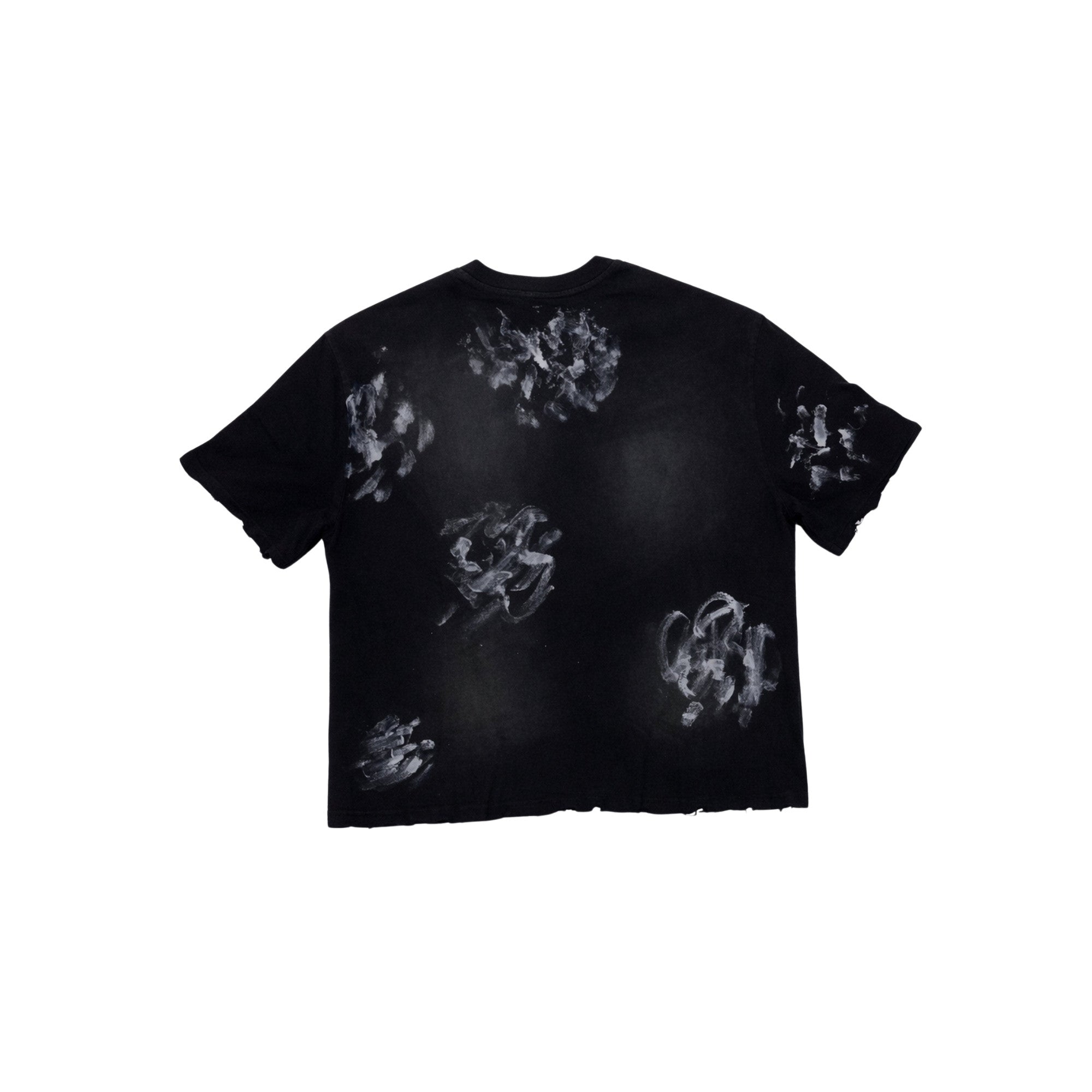 Black T-Shirt Bleached 'St. Luis'