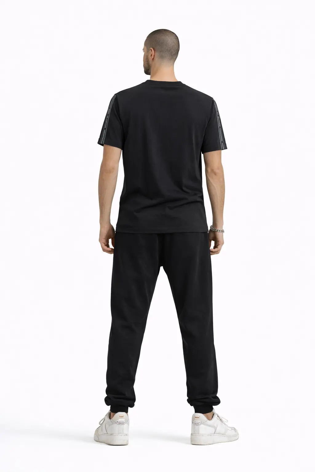 LA MARTINA BLACK TEE