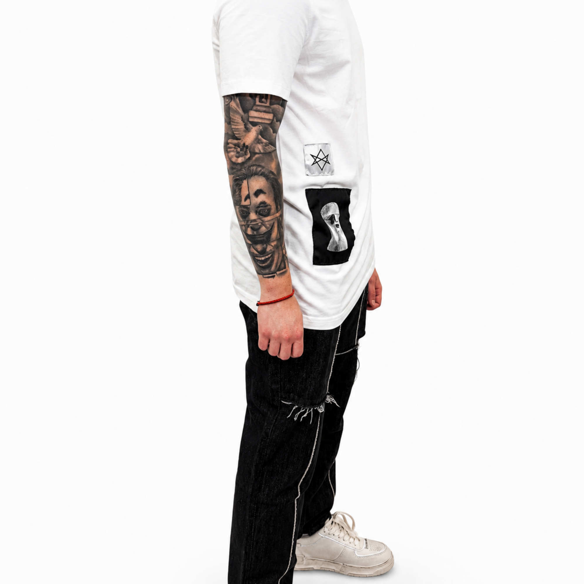 DRKSHDW Slim T-shirt White Patches