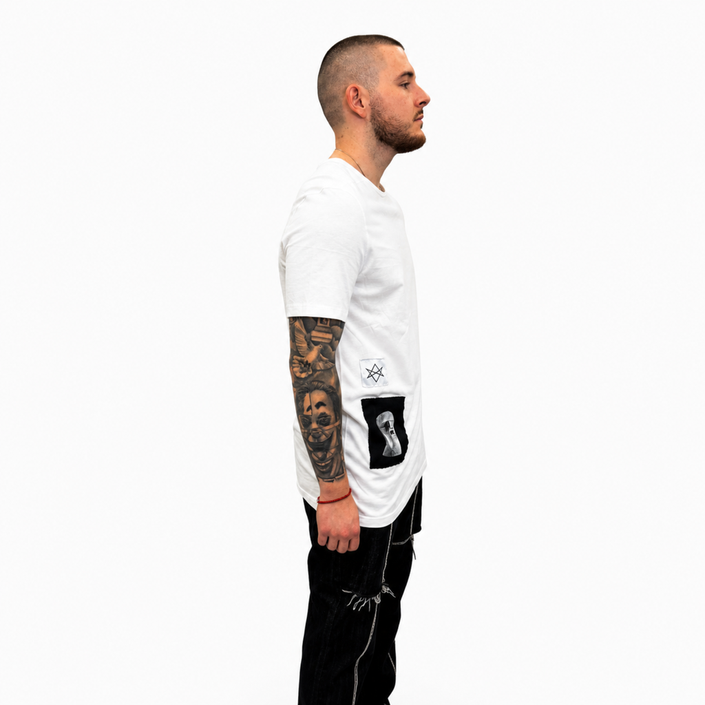 DRKSHDW Slim T-shirt White Patches
