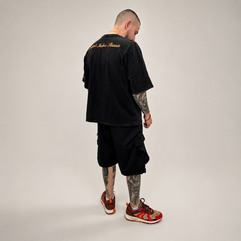 Protocol Index Oversized T-Shirt Black