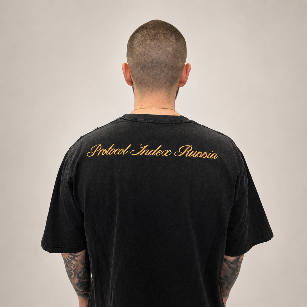 Protocol Index Oversized T-Shirt Black