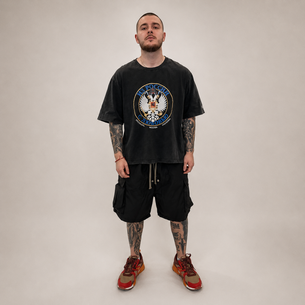 Protocol Index Oversized T-Shirt Black