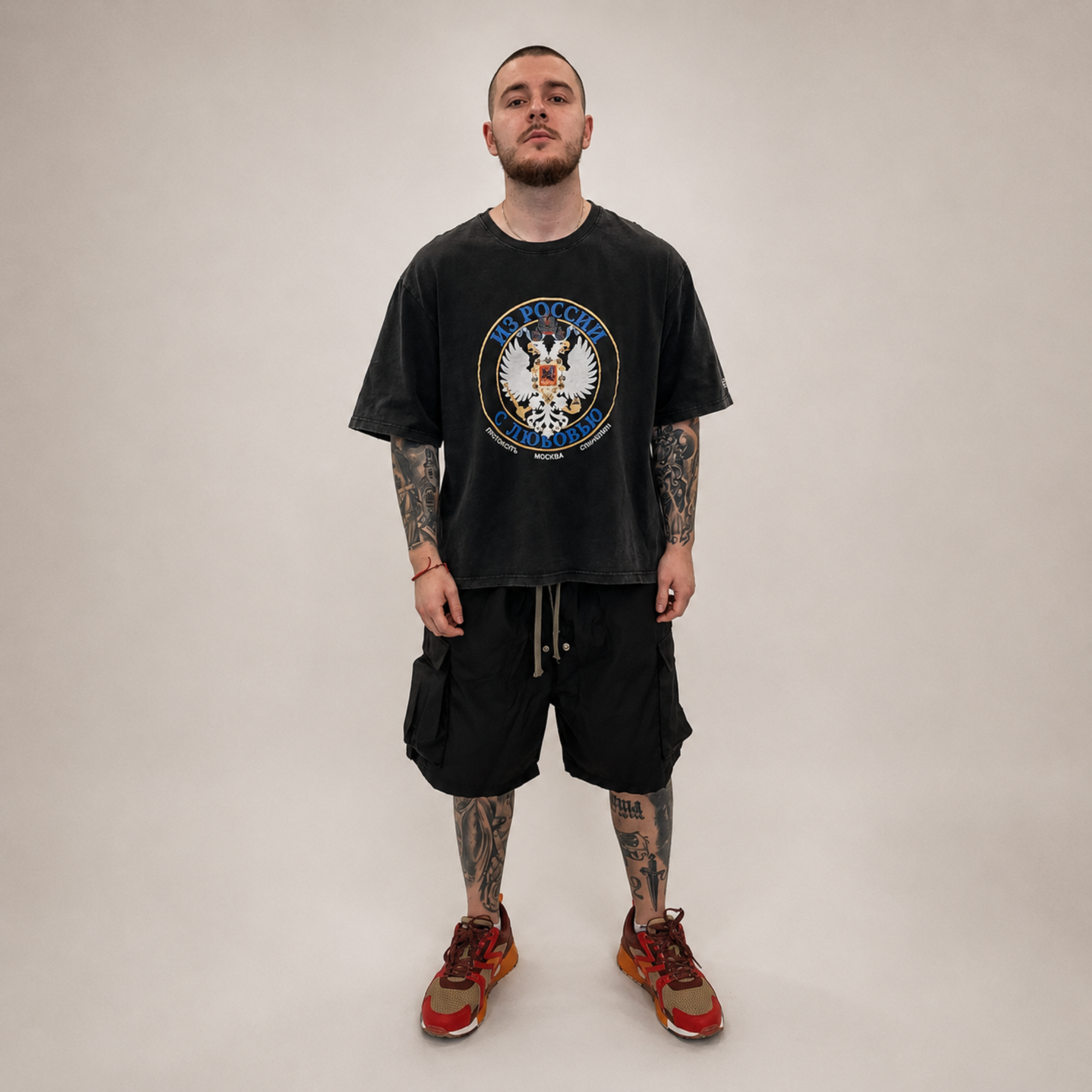 Protocol Index Oversized T-Shirt Black