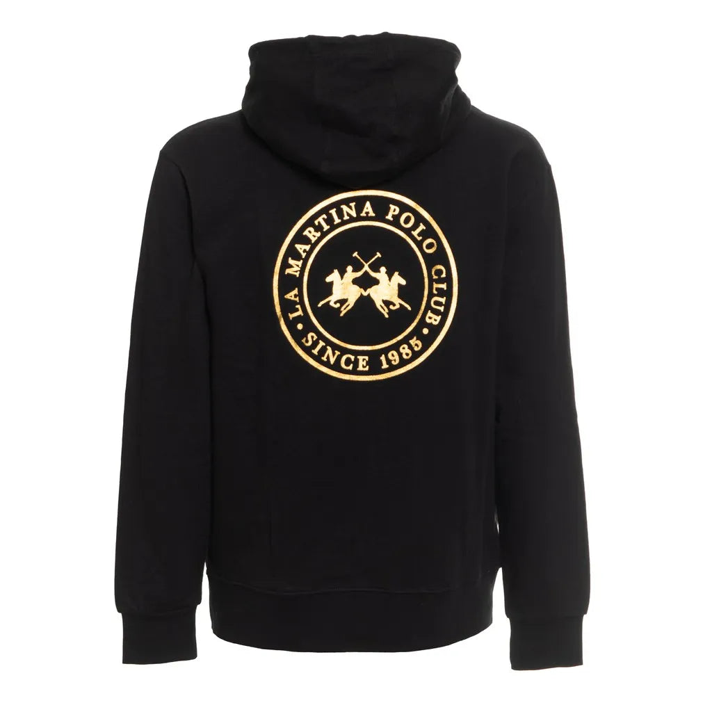 LA MARTINA GOLD LOGO ZIPPER