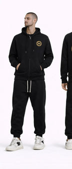 LA MARTINA GOLD LOGO ZIPPER